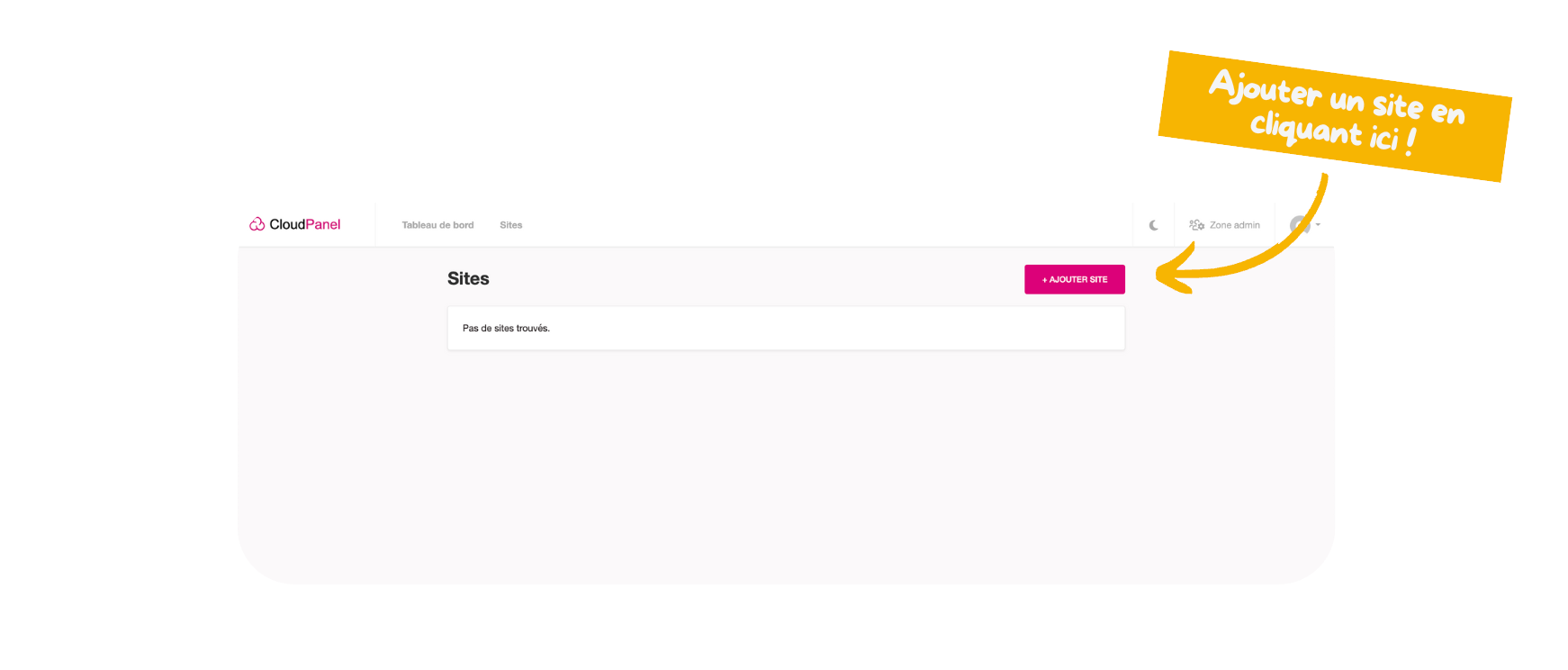 Créer un site (capture)