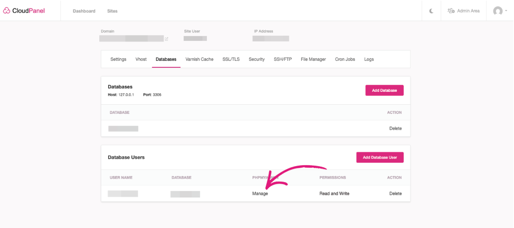 Importer une base de données (capture)